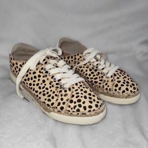 DOLCE VITA size 6 sneakers LEOPARD print